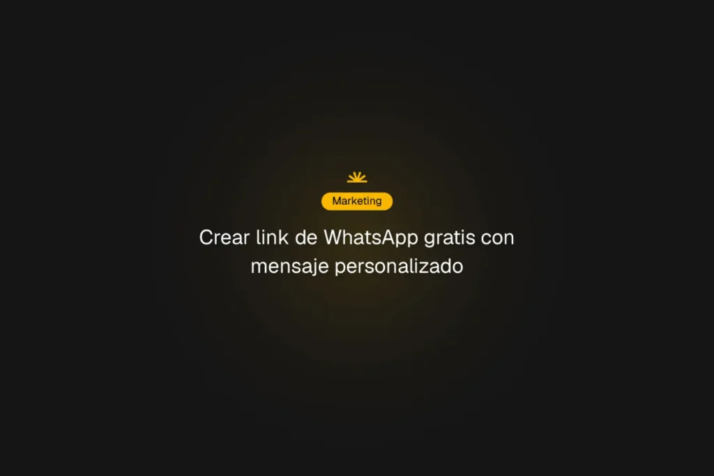 Crear link de whatsapp gratis
