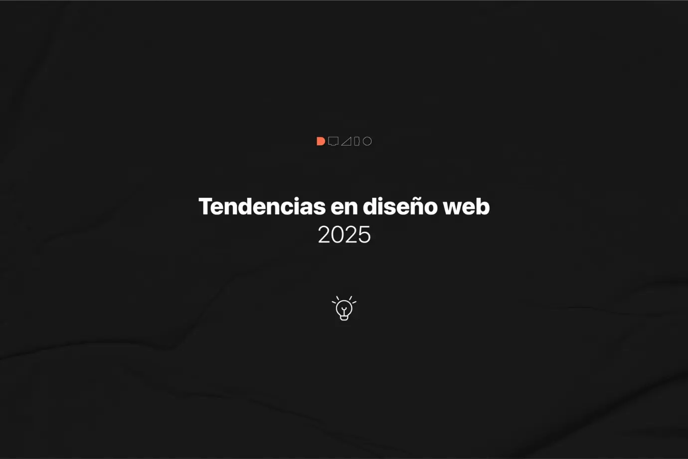 Tendencias en diseño web