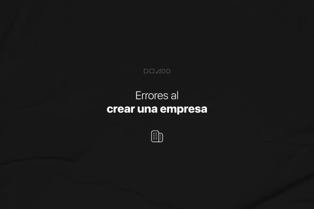 Errores al crear una empresa