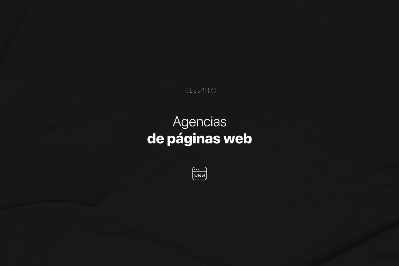 Agencias de páginas web